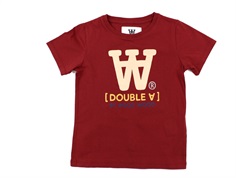 Wood Wood t-shirt Ola Typo burnt red